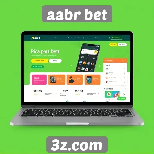 Interface do site Aabr Bet é user-friendly e acessível